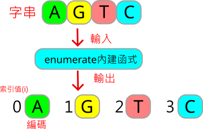 enumerate內建函式